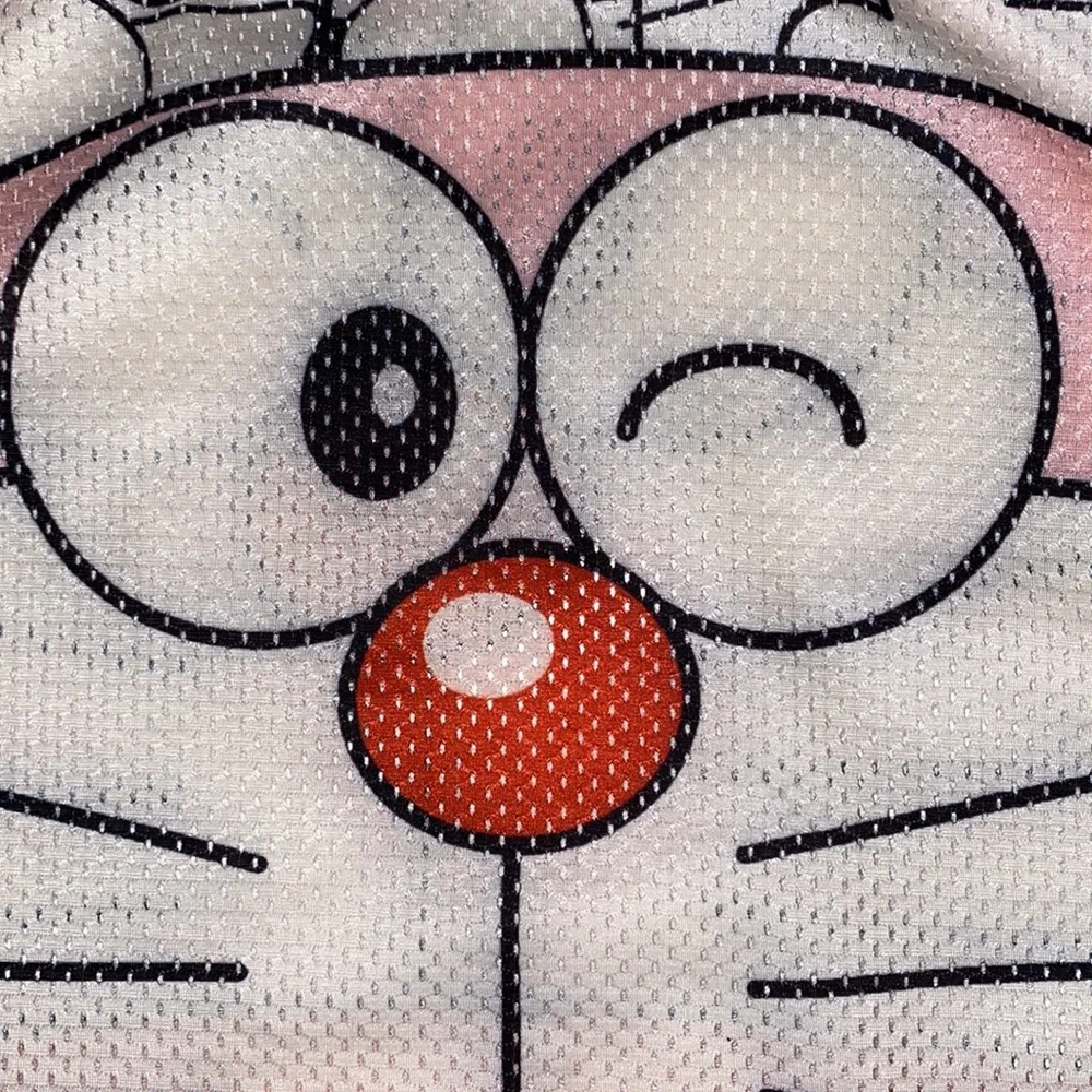 RARE SO SO BASE DORAEMON Women’s Mesh T-Shirt - Picture 10 of 12
